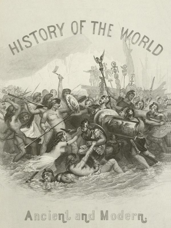 Romersk invasion av Storbritannien av Alonzo Chappel