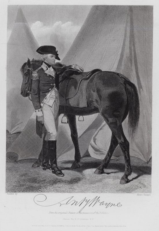 Anthony Wayne (gravyr) av Alonzo (after) Chappel