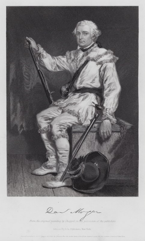 Daniel Morgan (gravyr) av Alonzo (after) Chappel
