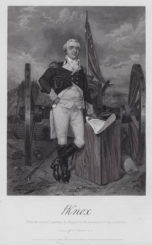 Henry Knox (gravyr) av Alonzo (after) Chappel