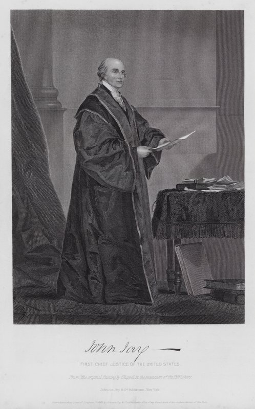 John Jay (gravyr) av Alonzo (after) Chappel