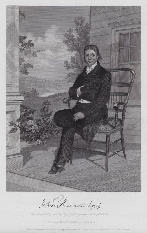 John Randolph (gravyr) av Alonzo (after) Chappel