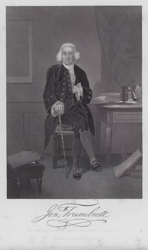 Jonathan Trumbull (gravyr) av Alonzo (after) Chappel