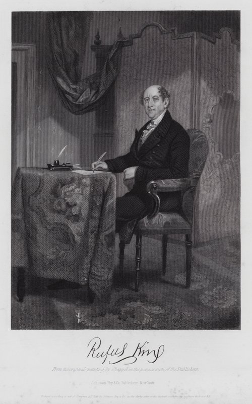Rufus King (gravyr) av Alonzo (after) Chappel