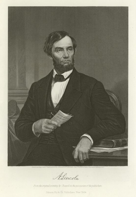 Abraham Lincoln av Alonzo Chappel