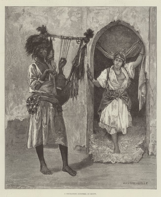 En soudanesisk minstrel i Egypten av Aloysius O