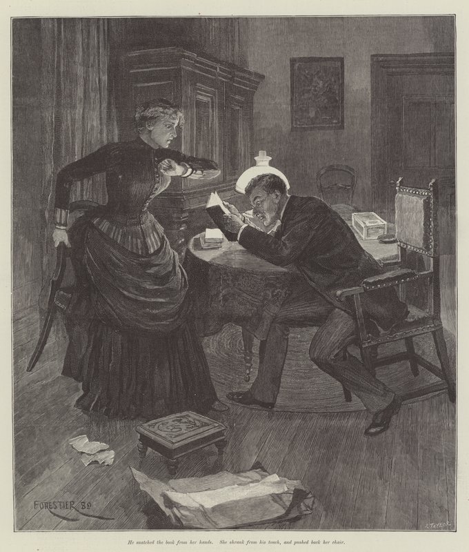 Blind Love, av Wilkie Collins av Amedee Forestier