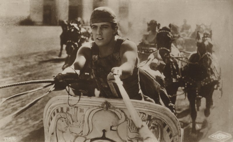 Ramon Novarro i filmen Ben Hur (1925) av American Photographer