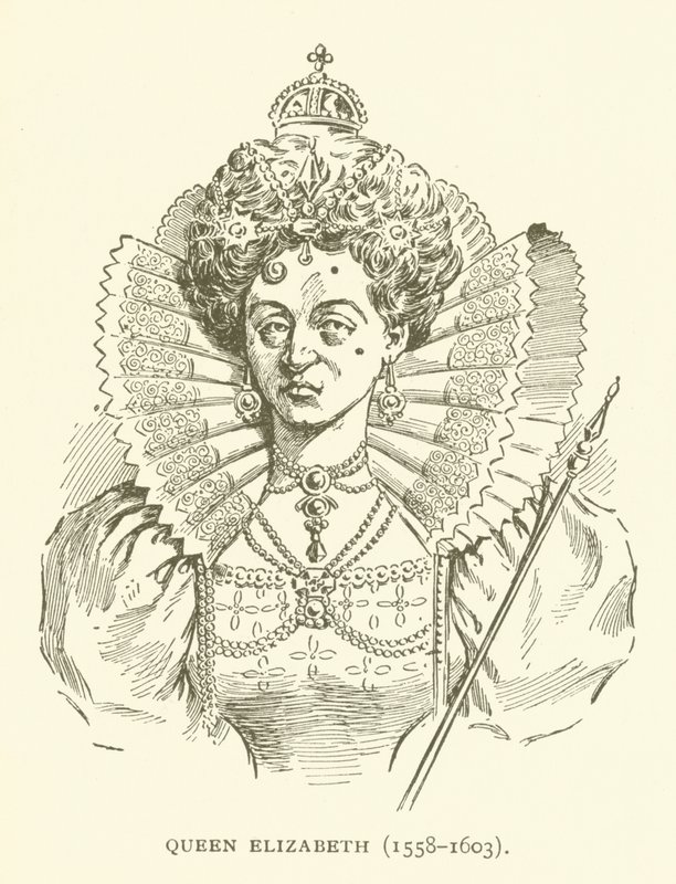 Drottning Elizabeth (1558-1603) av American School