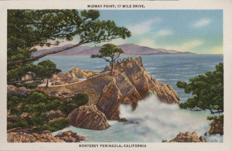 Kalifornien: Midway Point av American Photographer (after)