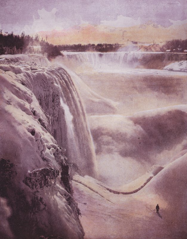 Winter at Niagara (färgad bild) av American Photographer (after)