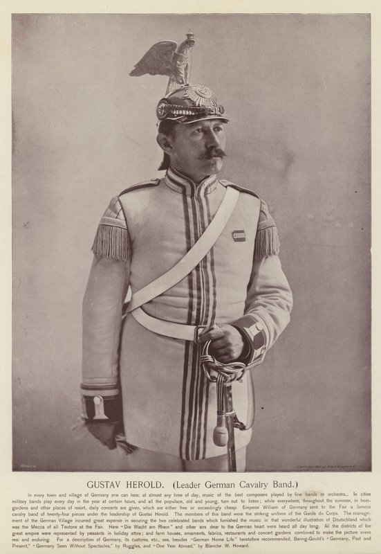 Gustav Herold, ledare för tyska kavalleriet av American Photographer