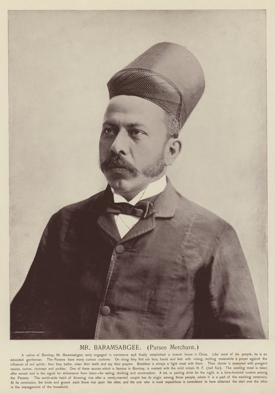 Mr Baramsabgee, Parsee-handlare av American Photographer