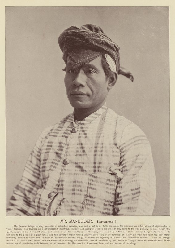 Mr Mandooer, javanesisk av American Photographer