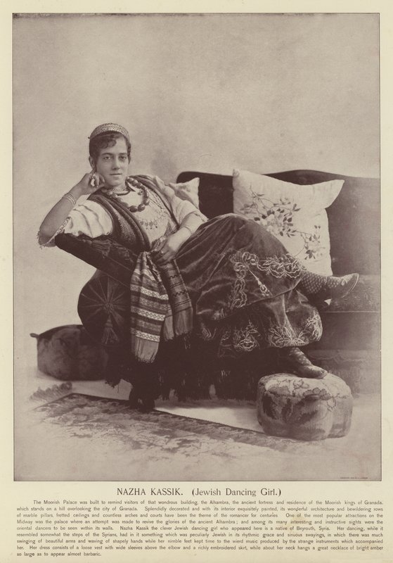 Nazha Kassik, judisk dansflicka av American Photographer