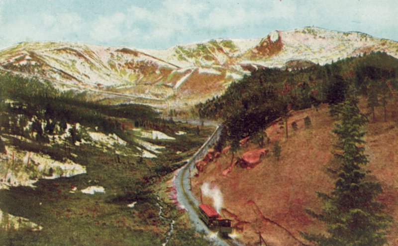 Pikes Peak från Pilot Knob, höjd över havet av American Photographer