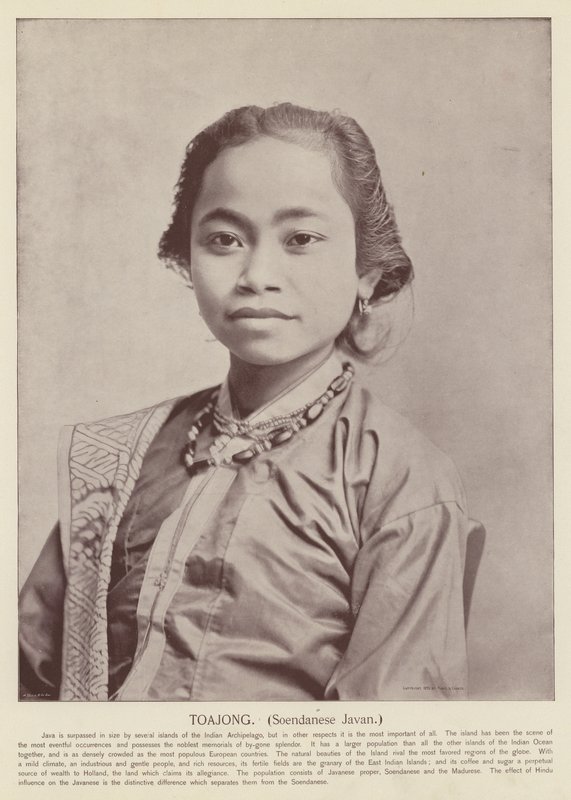 Toajong, Soendanese Javan av American Photographer