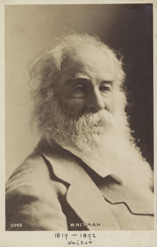 Walt Whitman (1819-1893), amerikansk poet av American Photographer