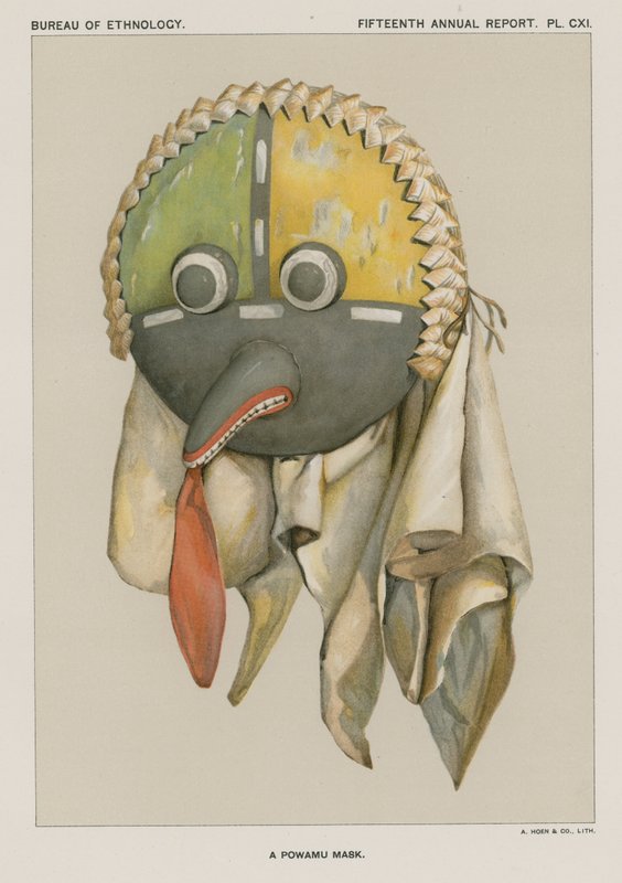 En Powamu-mask av American School