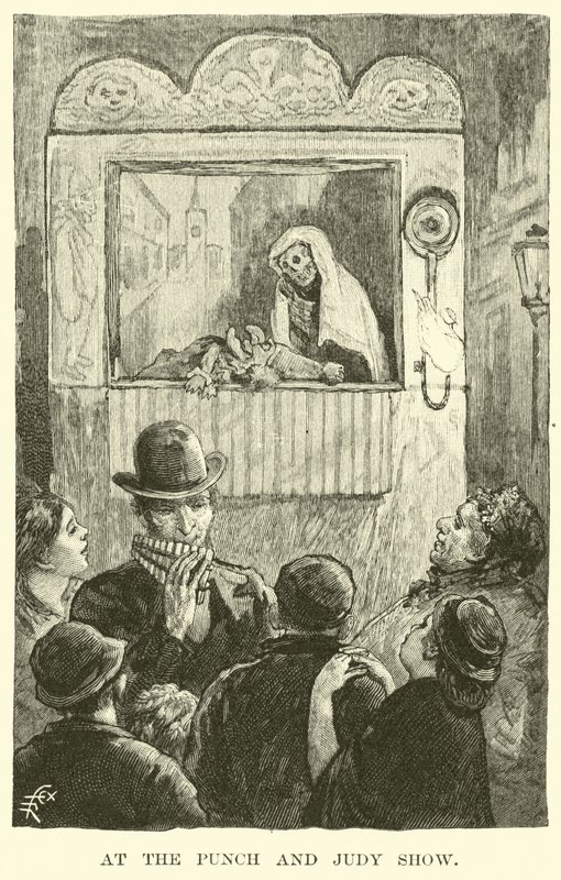 På Punch and Judy Show av American School