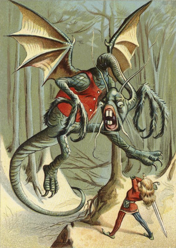 Akta dig för Jabberwock, min son. av American School