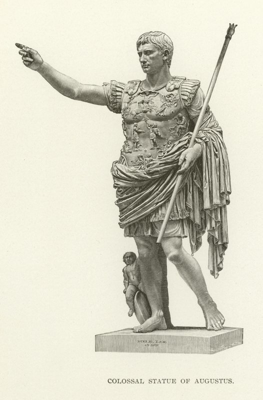 Kolossal staty av Augustus av American School