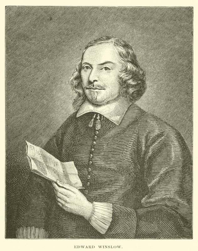 Edward Winslow (gravyr) av American School