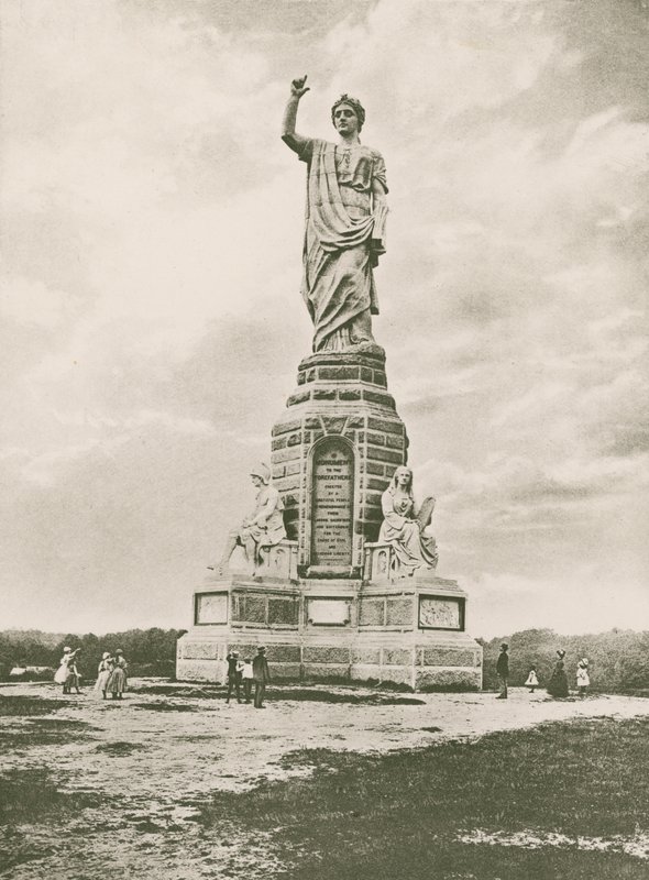 Förfäders monument, Plymouth (fotogravyr) av American School