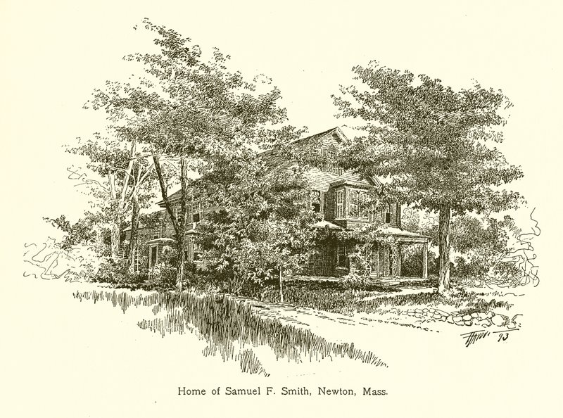 Hem för Samuel F Smith, Newton, Mass av American School