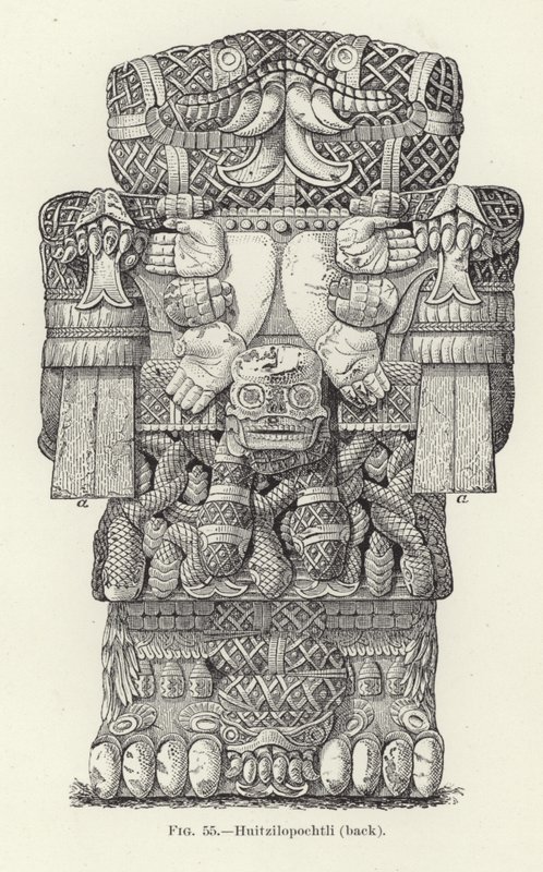 Huitzilopochtli (baksida) av American School