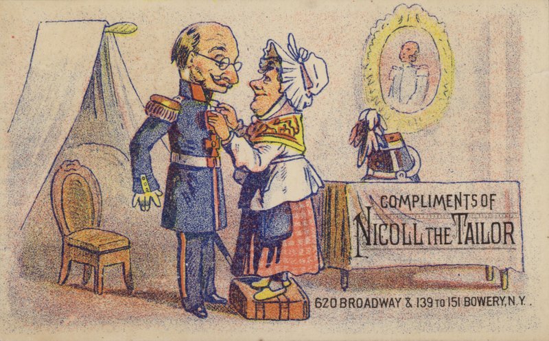 Lady Dressing Soldat av American School