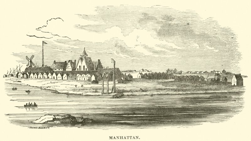 Manhattan (gravyr) av American School
