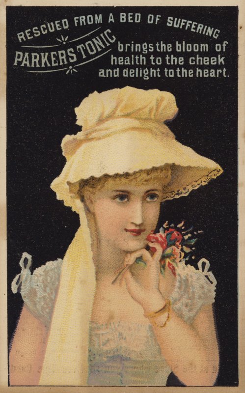 Pretty Lady som luktar blommor av American School