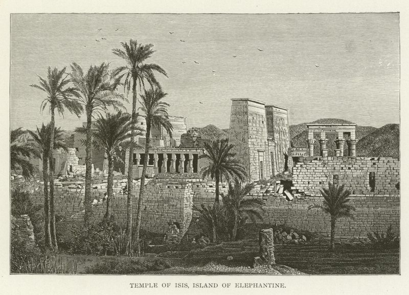 Temple of Isis, Island of Elephantine av American School
