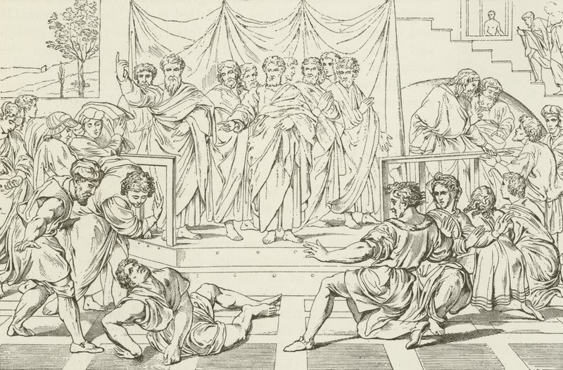 Ananias död av American School