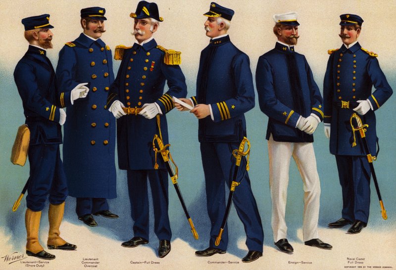 US Navy, uniformer av American School