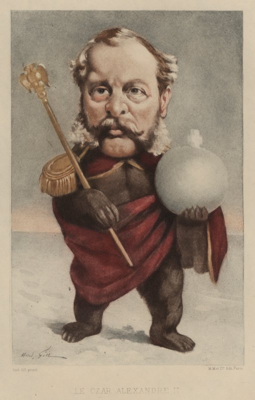 Tsar Alexander II av Ryssland av Andre Gill