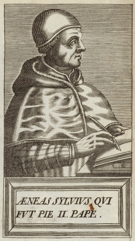 Påven Pius II av Andre Thevet
