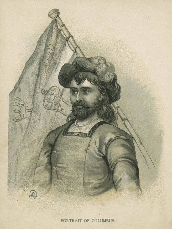 Christofer Columbus (kromolit) av Andrew Melrose