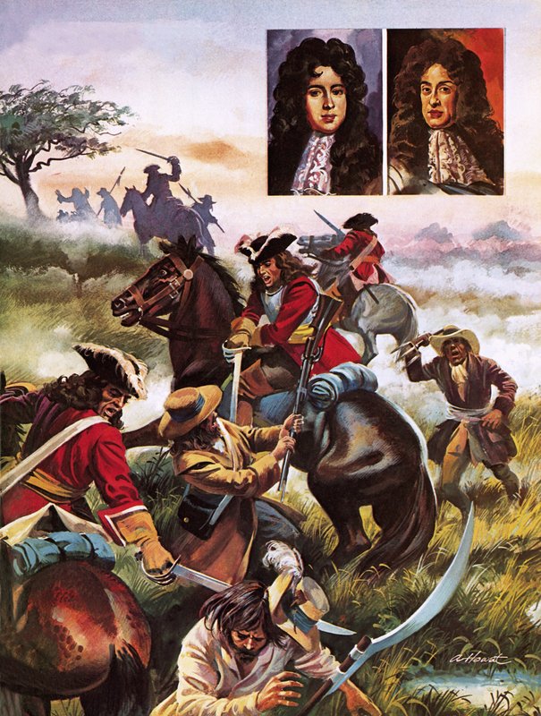 Slaget vid Sedgemoor 1685 av Andrew Howat