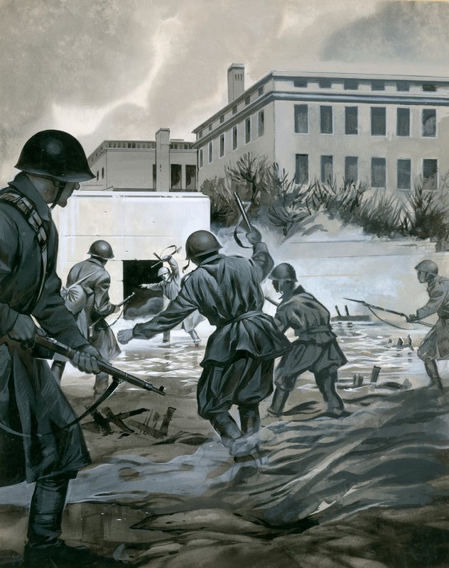 På upptäcktsfärd i Hitlers bunker i Berlin av Angus McBride