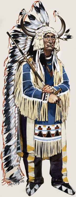 Indianhövding av Angus McBride