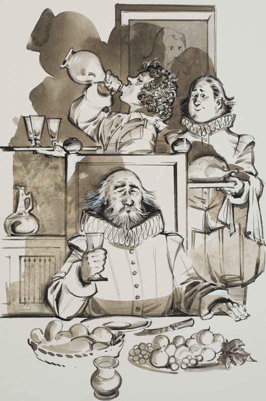 Servants (gouache på papper) av Angus McBride