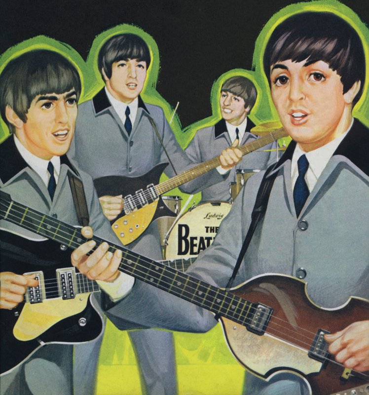 The Beatles (färglitografi) av Angus McBride