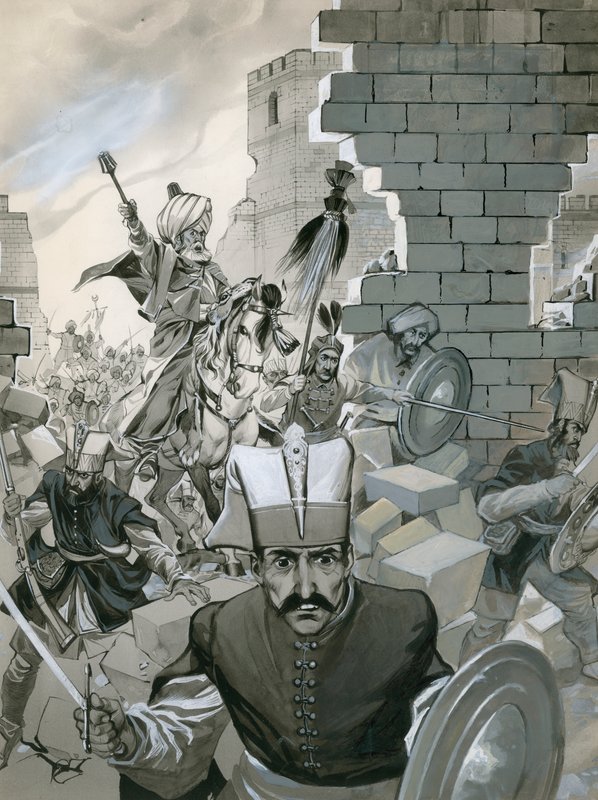 Konstantinopels fall av Angus McBride