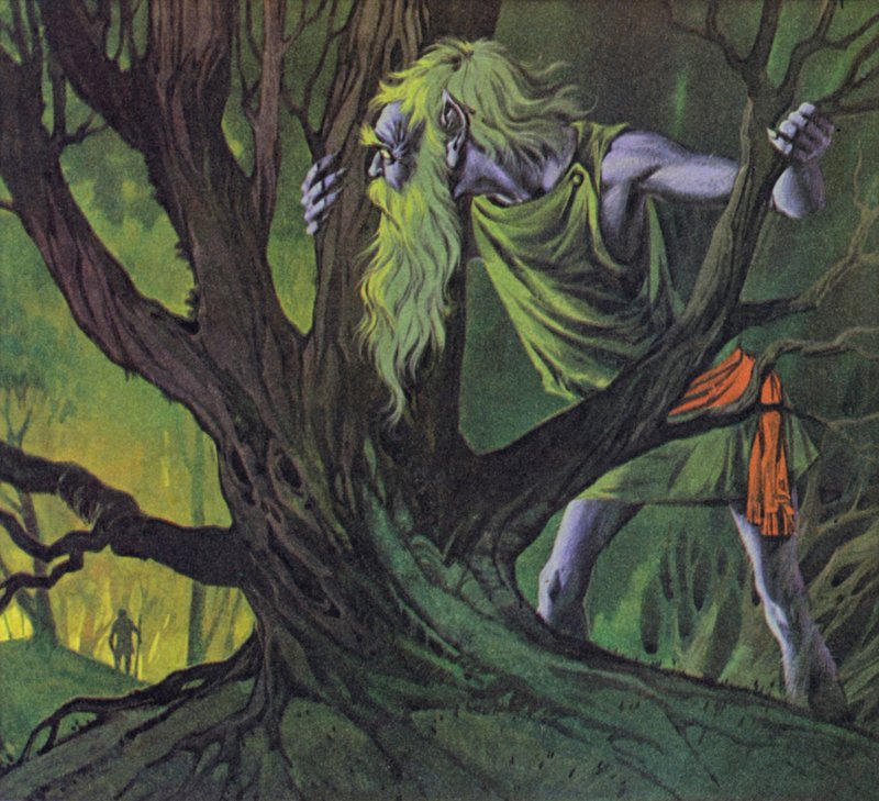 The Leshy (färglitografi) av Angus McBride