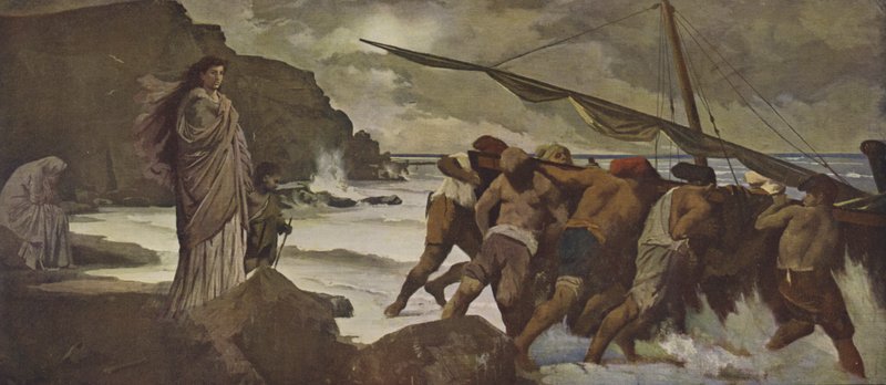 Medea (oljemålning) av Anselm Feuerbach