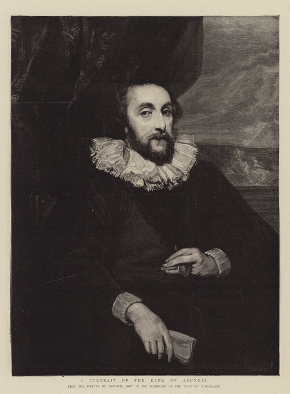 Ett porträtt av greven av Arundel av Anthony van Dyck
