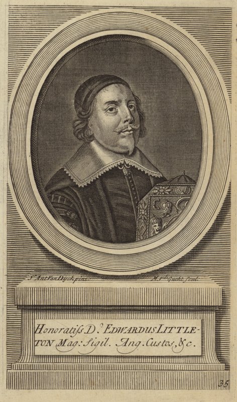 Edward Littleton av Anthony van Dyck