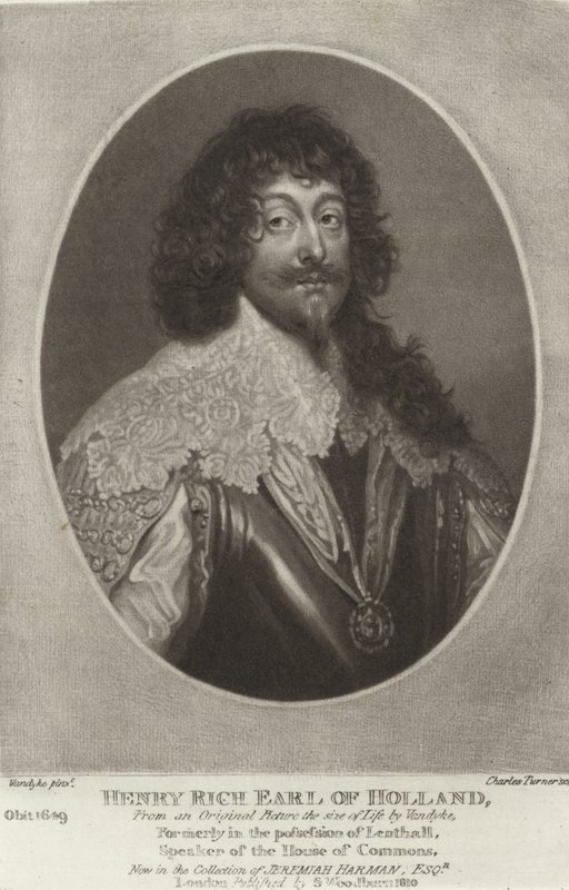 Henry Rich, jarl av Holland av Anthony van Dyck